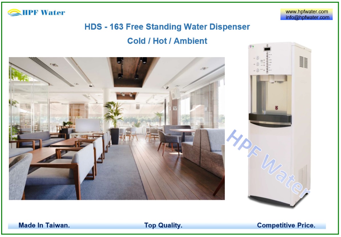 Commercial Cold Hot Ambient water Dispenser for  restaurant, office, factory and public place, made in Taiwan